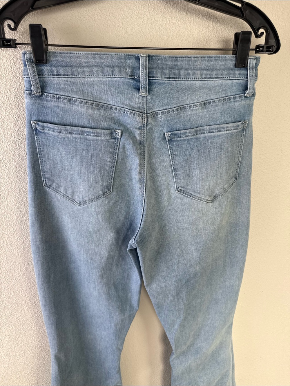 L’AGENCE Marty Flare Jeans Dorian Light Blue Boho Casual Women’s Size 26 - Picture 9 of 10